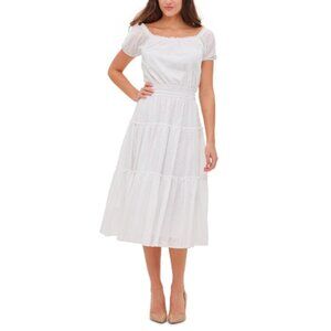 Tommy Hilfiger White Midi Dress
